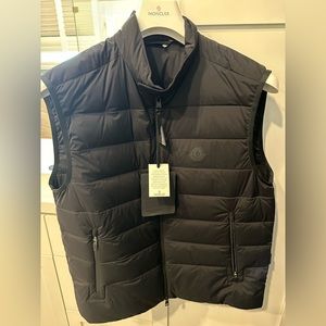 NWT Men’s Black Moncler Vest